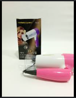 Vista 3 de secador de pelo mini plegable para viaj